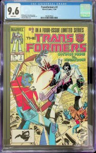The Transformers #2  (1984) - CC 9.6 - Cert#453624022