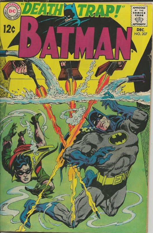 Batman #207 ORIGINAL Vintage 1968 DC Comics Robin