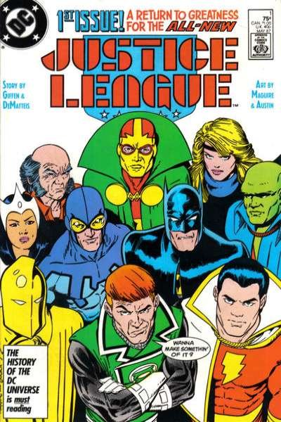 Justice League (1987 series) #1, VF+ (Stock photo)