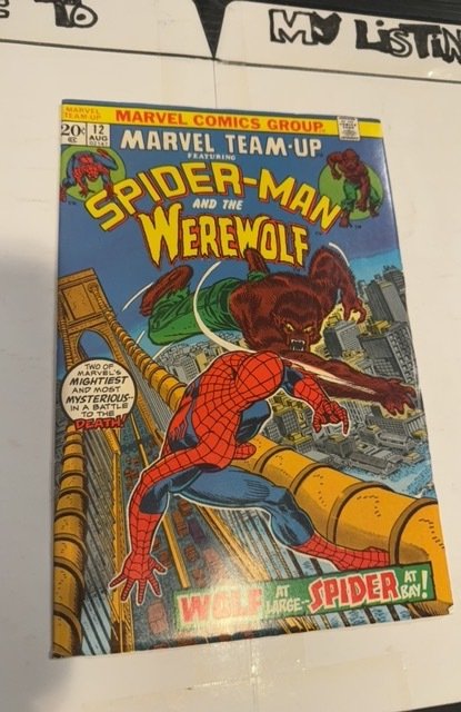 Marvel Team-Up #12 (1973)WEreeolf vs Spidey