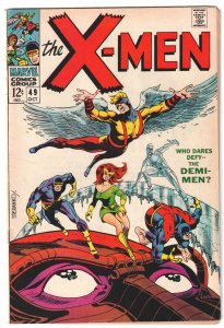 The X-Men #49 (1968) Steranko cover