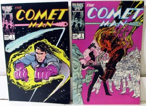 The Comet Man Lot of 2 #1, 2 (1987) Marvel Comics 1st Print Comic Books