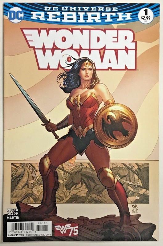 WONDER WOMAN#1 NM 2016 DC UNIVERSE REBIRTH COMICS