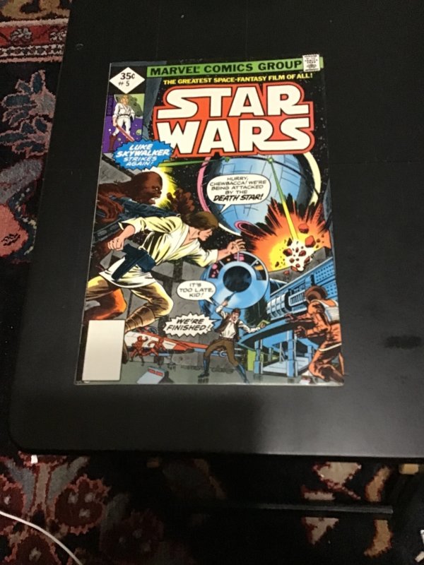 Star Wars #5 (1977) 1st Wedge Antilles WOW! NM BEANTOWN CERT! Death Star!