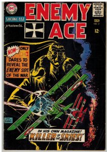 SHOWCASE 57 VG Aug. 1965 ENEMY ACE