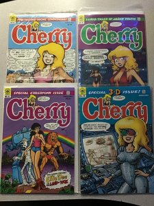 Cherry (1989) K., Four Book Lot, #4,5,8,11, 3D Special with glasses.