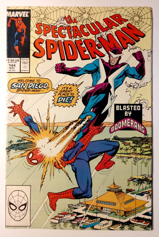 The Spectacular Spider-Man #144 (8.0, 1988)