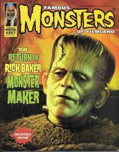 FAMOUS MONSTERS OF FILMLAND #257 FRANKENSTEIN,MONSTER KIDS & HEAVY METAL COVERS