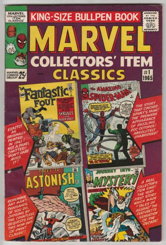 Marvel Collectors' Item #1 (Jan-65) VF/NM High-Grade Fantastic Four, Mr. Fant...