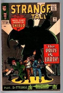 STRANGE TALES #137--SEVERIN COVER-NICK FURY-SILVER AGE-MARVEL VG+