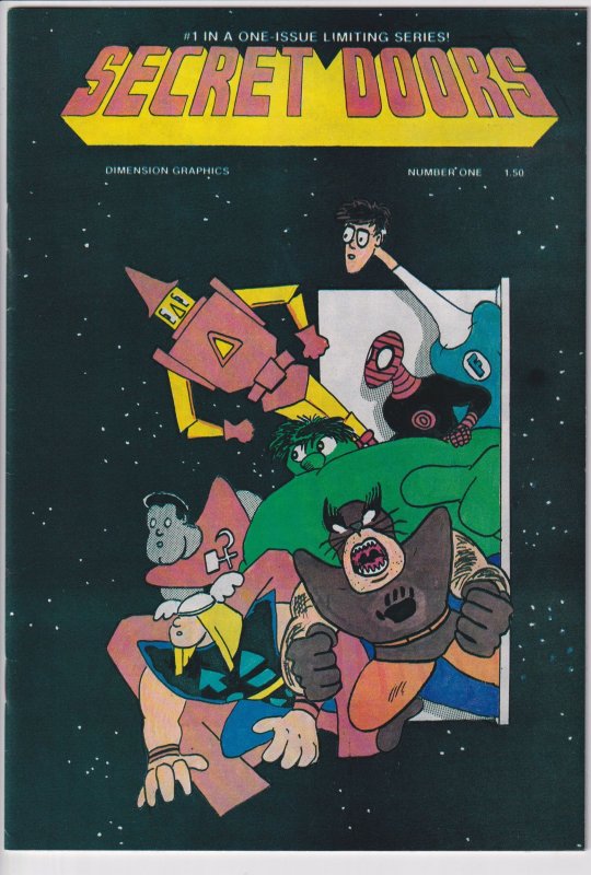 SECRET DOORS #1 (Mar 1986) VF 8.0, white. I've had this since one it was...