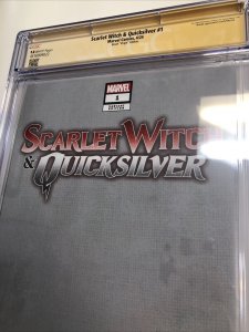Scarlet Witch & Quicksilver (2024) # 1 (CGC 9.8 SS) Signed Rose Besch * Marvel