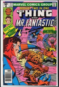 Marvel Two-in-One #71 (1981) Mister Fantastic [Key Issue]