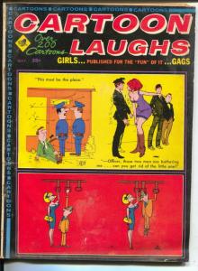 Cartoon Laughs 5/1968-Marvel-Jokes-cartoons-Trogdon-cheesecake-deCarlo-VG