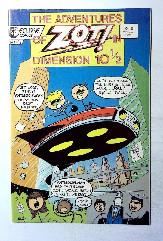 Zot! #14½ (1987) Eclipse Comics 1st Print Comic Book