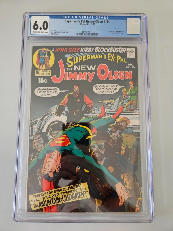 Superman's Pal Jimmy Olsen 134 CGC 6.0 1st app of Darkseid Neal Adams cover