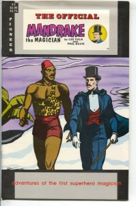 Official Mandrake The Magician #2 1988-Pioneer-1938 newspaper reprints-Lee Fa...