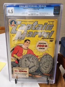 Captain Marvel Adventures #100 CGC 4.5 1949