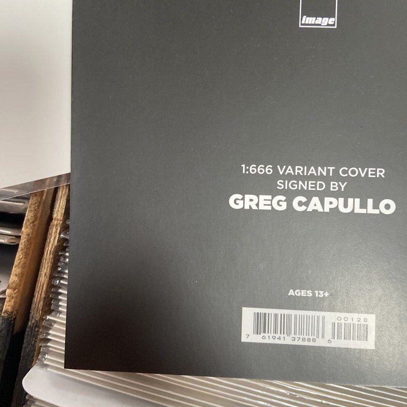 BATMAN SPAWN #1 ~ Greg Cupullo SIGNED ~ 1:666 VARIANT COVER ~ Read To Ship 