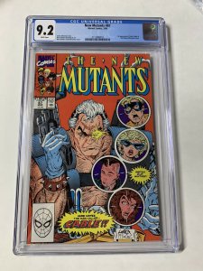New Mutants 87 Cgc 9.2 White Pages X-men 1st Cable Marvel