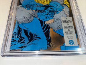 Batman Dark Knight Returns (1986) #2 (CGC 9.8) Signed Miller Janson • Newsstand