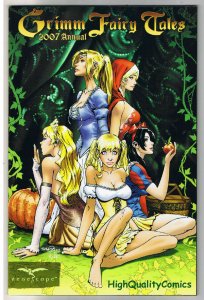 GRIMM FAIRY TALES 2007 Annual, Pinocchio, Jack and Jill, Peter Pumpkin Eater, NM