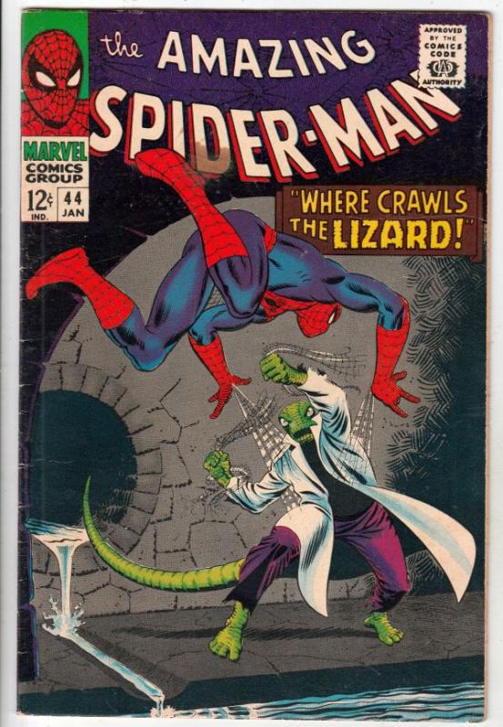 Amazing Spider-Man #44 (Jan-67) FN- Mid-Grade Spider-Man