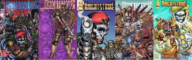 OPERATION KNIGHTSTRIKE (1995 IM) 1A-1B,2A-2B,3 COMPLETE COMICS BOOK