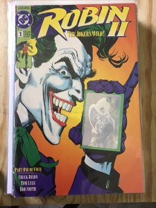 Robin II: The Joker's Wild! #1 Joker Close-Up Cover (1991)