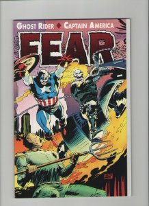 Fear - TPB Captain America & Ghost Rider - 1992 (Grade 9.2) WH