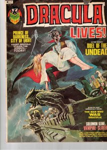 Dracula Lives #3 (1973) Solomon Kane Vampire Slayer!  PRICE DROP!  VG+ Wow!