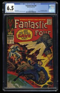 Fantastic Four #62 CGC FN+ 6.5 1st Appearance Blastaar! Inhumans!