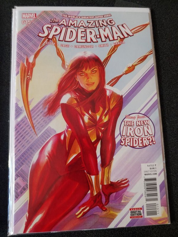 THE AMAZING SPIDER-MAN #15 THE NEW IRON SPIDER