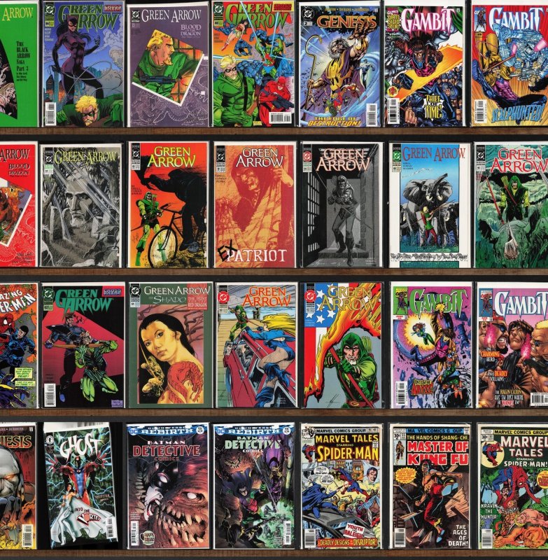 Huge Lot 130+ Comics with Green Arrow, Gambit, Mister Miracle & More!