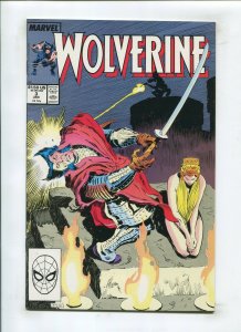 WOLVERINE #3 (9.2) *FISHERMAN* BLACK BLADE 1989 