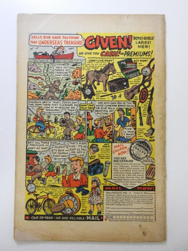 Uncanny Tales #21 (1954) Cover Loose Fair Condition