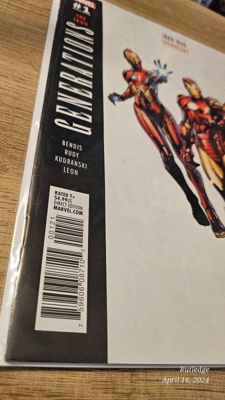 Generations: Iron Man & Ironheart Coipel Cover (2017)