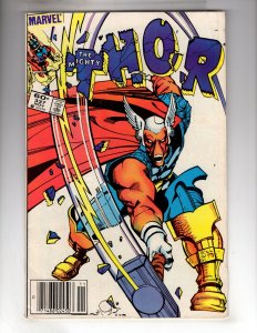 Thor #337 (1983)  6.5-7.0 Signed Splash page by Simonson  / CR400-MC#103