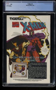 X-Men (1991) #4 CGC NM/M 9.8 White Pages 1st Omega Red!