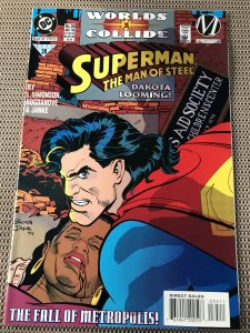 SUPERMAN MAN OF STEEL #35 : DC 7/94 NM-; Worlds Collide storyline