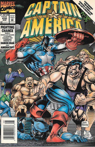 Captain America (1st Series) #430 (Newsstand) VG ; Marvel | low grade comic Figh