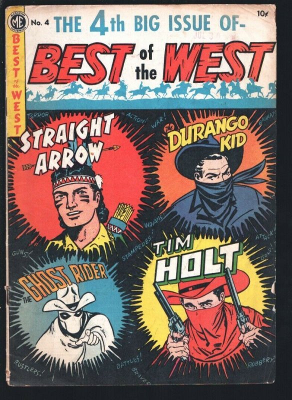 Best Of The West #4 1952-ME-Ghost Rider-Dick Ayers-Durango Kid-Tim Holt aka R...