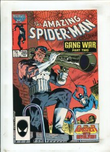 Amazing Spider-Man #285 - Gang War Part 2 - Punisher Appearance (9.2OB) 1987