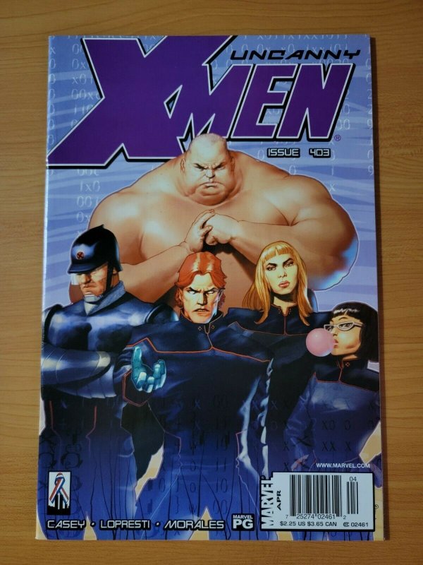 Uncanny X-Men #403 Newsstand Variant ~ NEAR MINT NM ~ 2002 Marvel Comics