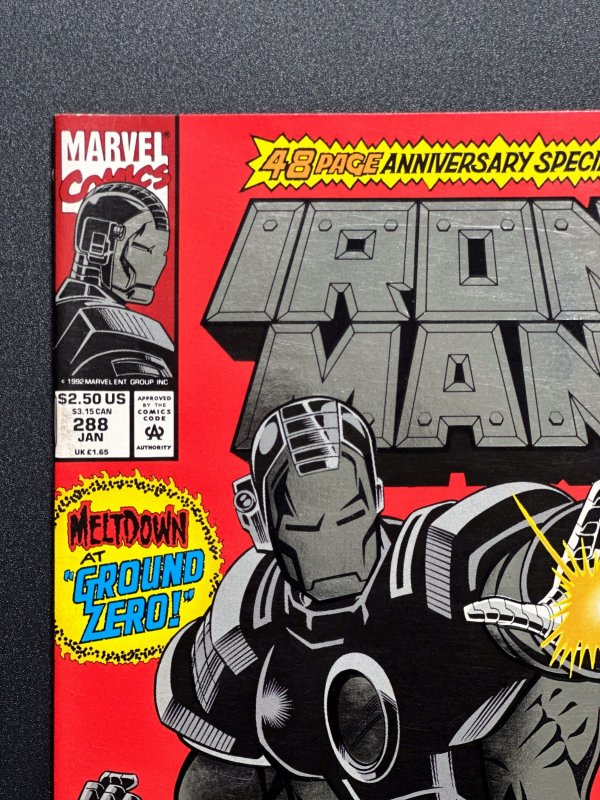 Iron Man #288 (1993) foil cover - VF/NM