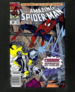 Amazing Spider-Man #359 Newsstand Variant 1st Cameo Carnage!