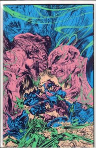 Knight Terrors: Night's End Neon Ink Cover (2023) Batman