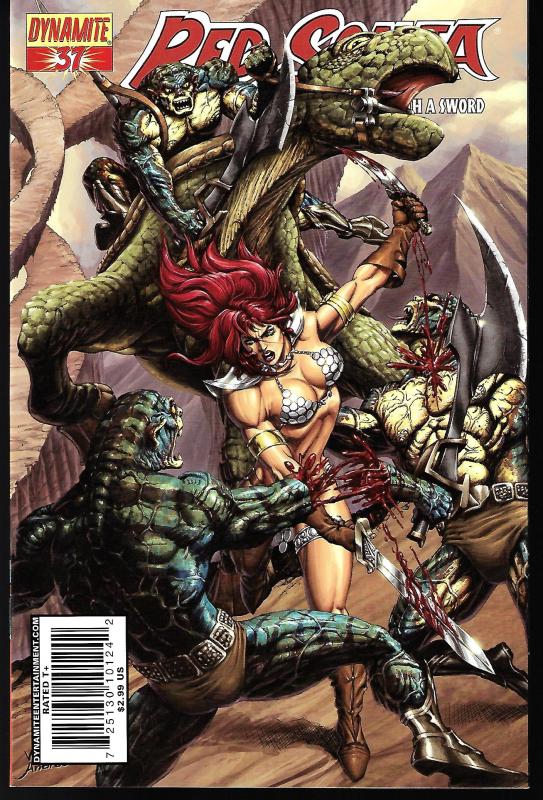 Red Sonja #37 (Dynamite Entertainment)- Pablo Marcos Cover