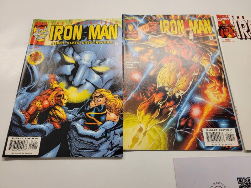 4 Marvel Comic Books Invincible Ironman #25 26 27 28 31 TJ2