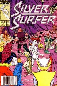 Silver Surfer (1987 series)  #4, NM- (Stock photo)